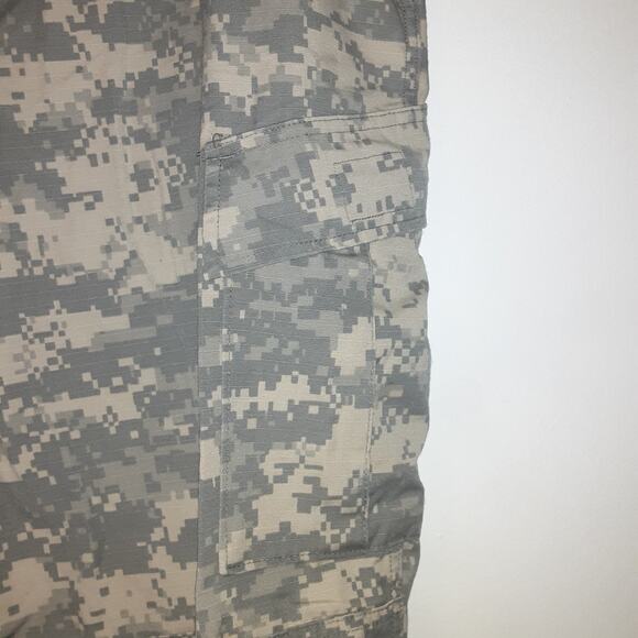 US Military Pants Mens Large Extra Short Digital Camo Army Trouser Ripstop - Picture 2 of 10